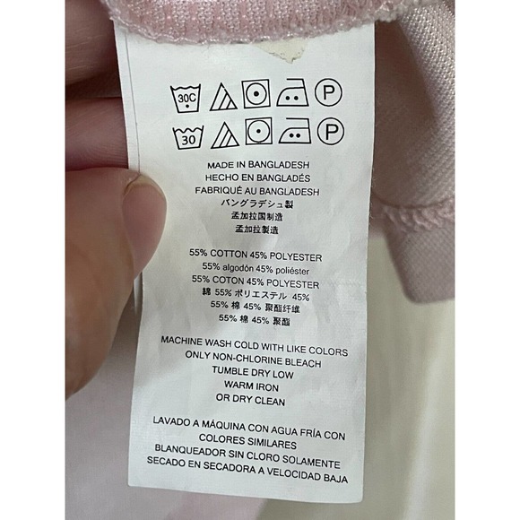 Michael Kors Men's Basic Crew Neck T-Shirt Pink Large with MK Logo - Picture 7 of 9